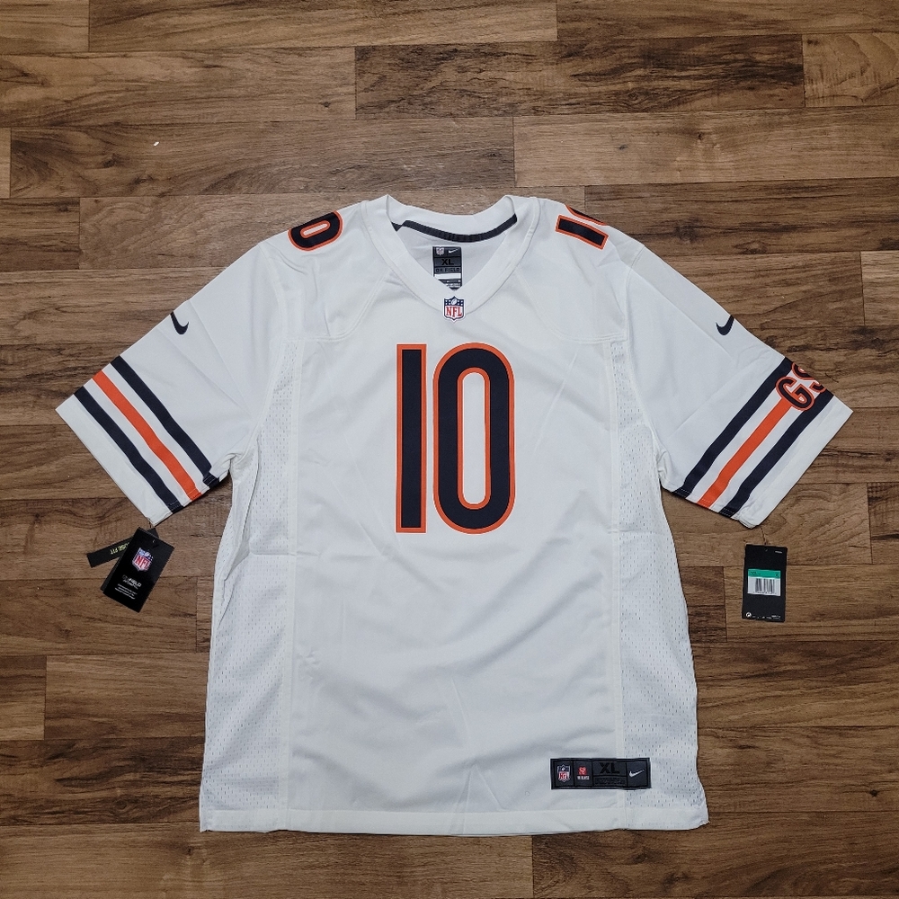 Nwt! Nike Men's Game Football Jersey NFL Chicago Bears (Mitch Trubisky) - Picture 4 of 11